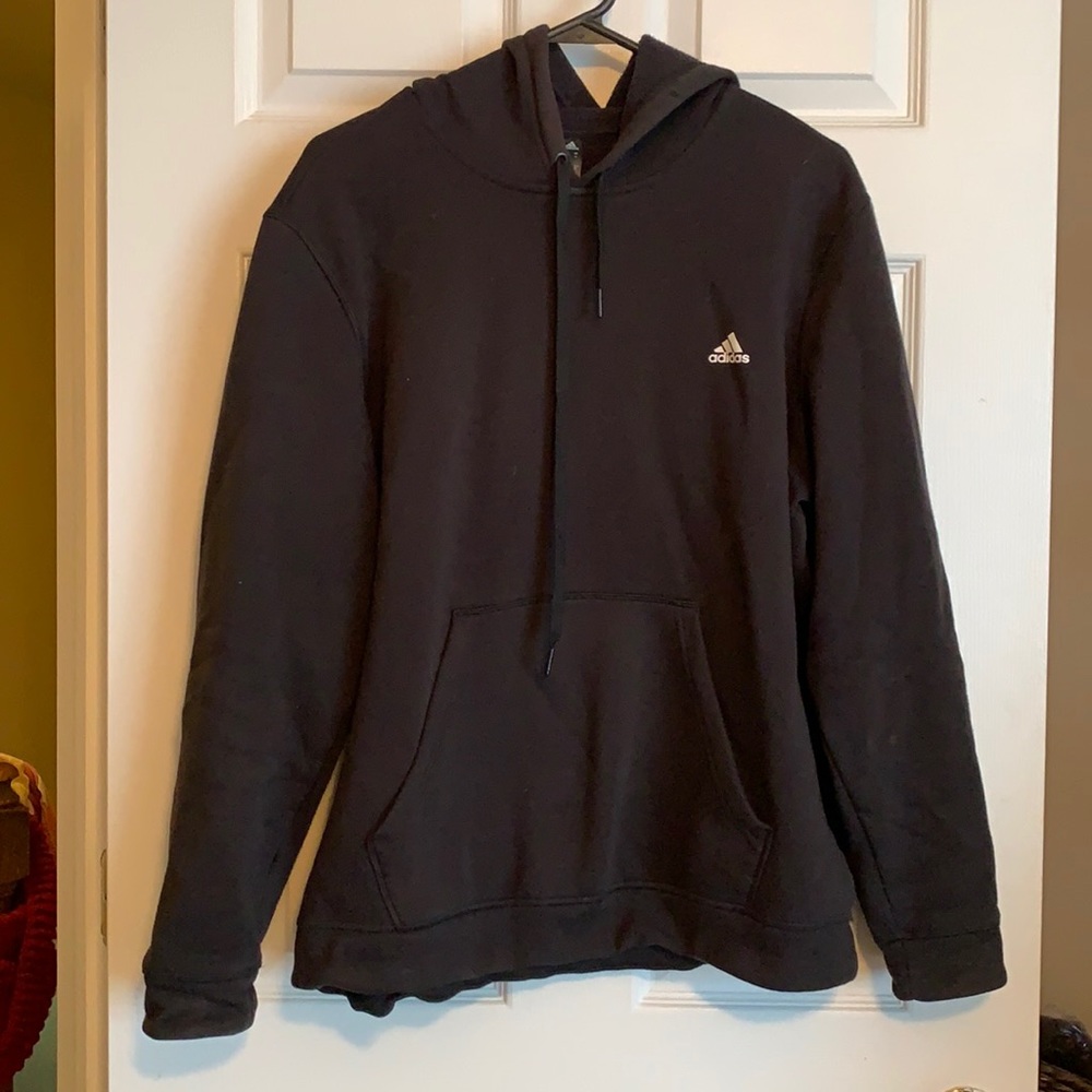 Adidas black women’s hooded sweatshirt size XL